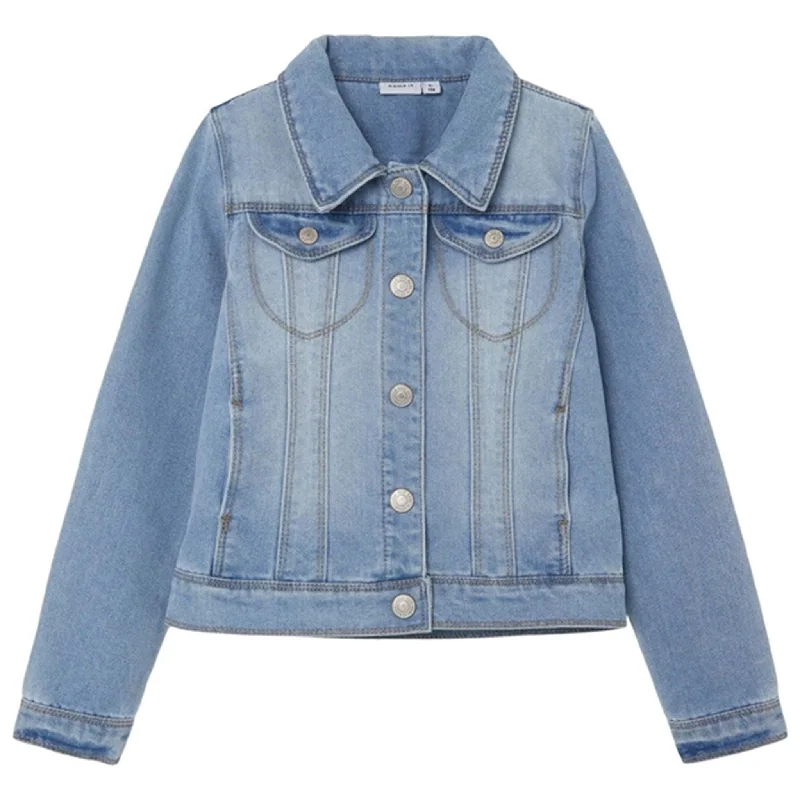 Autumn Selection Name it Light Blue Denim Star Denim Jacket Noos