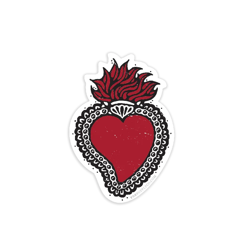 Single item design Sacred Heart Sticker