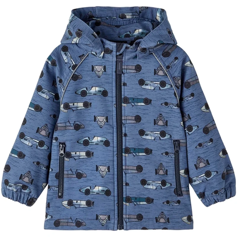 Fresh Comfort Name it Bijou Blue Alfa Softshell Jacket Cars