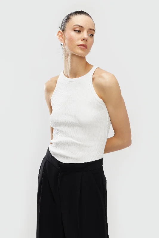 Minimal Comfort RIBBED RACERBACK TANK
