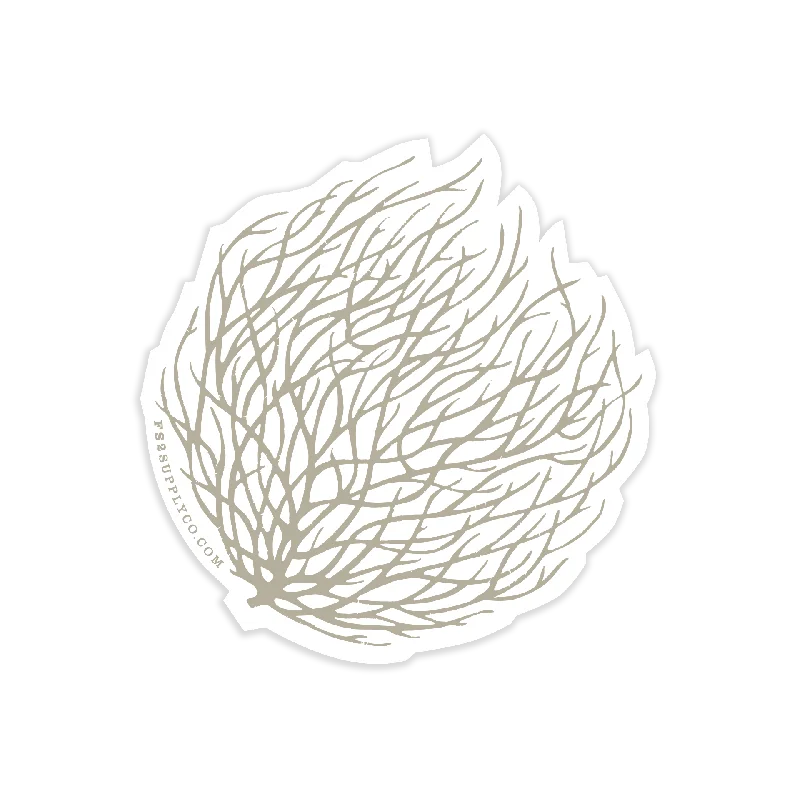 Knitted Design Tumbleweed Sticker