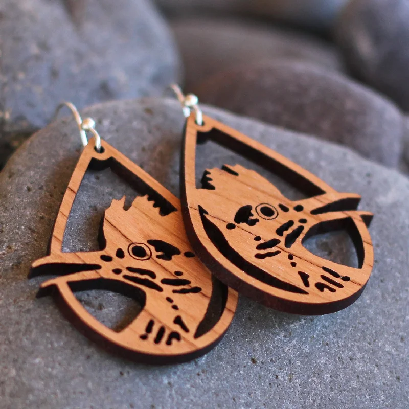 Fresh And Simple Roadrunner Earrings in Cherry