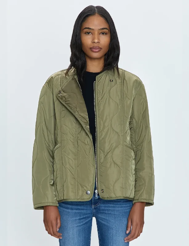 Simple Matching Elva Quilted Jacket, Admiral