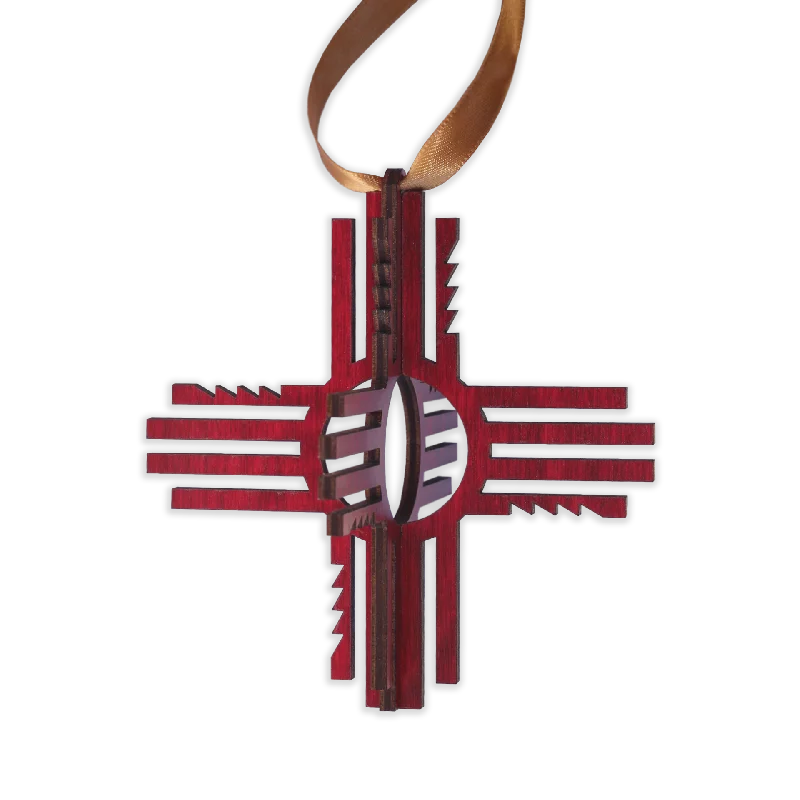 Fashion Must-have 3D Zia Wood Ornament