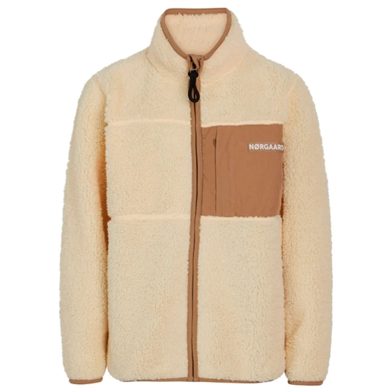 Sports Style Mads Nørgaard Teddy Fleece Jeffo Jacket Vanilla Custard