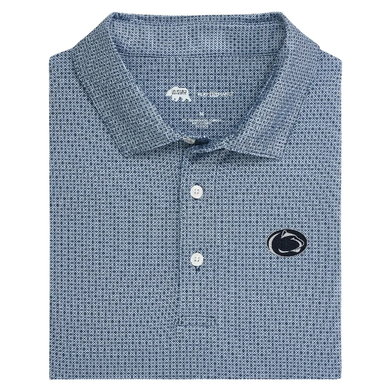 Light And Breathable Penn State Range Printed Performance Polo