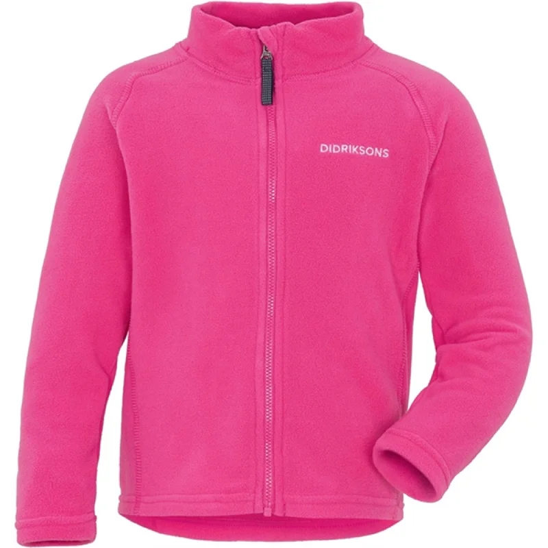 High Street Design Didriksons Monte Plastic Pink Fleece Jacket with Zipper