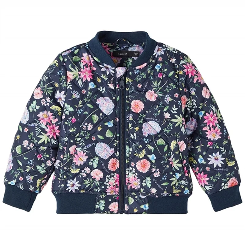 Design Must-have Name it Dark Sapphire Masja Quilted Bomber Jacket