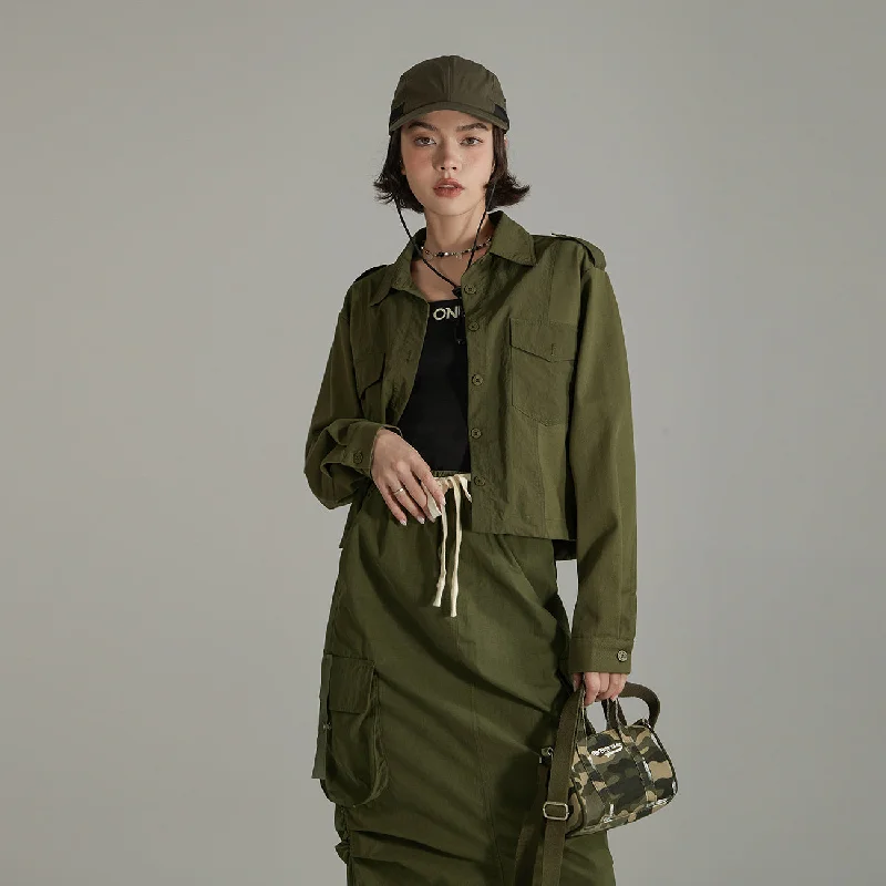High-end Wear Polo Neck Simple Jacket