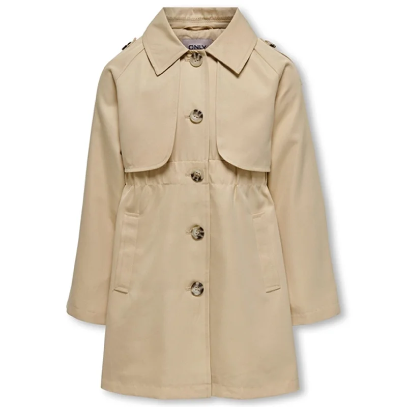 Fresh And Natural Kids ONLY Pebble Hyachint Trenchcoat