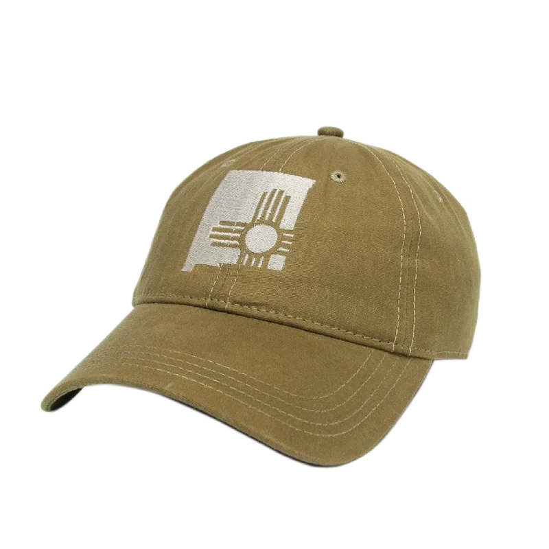 Cozy Fit Wear State Zia Waxed Cotton Hat Dark Tan