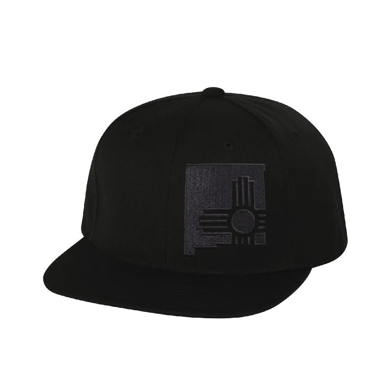 Goddess Outfit State Zia Flatbill Hat Black