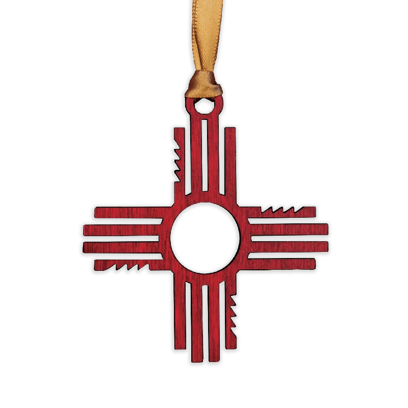 British Style Zia Wood Ornament