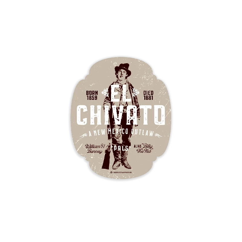 Amazing design "El Chivato" Billy the Kid Sticker