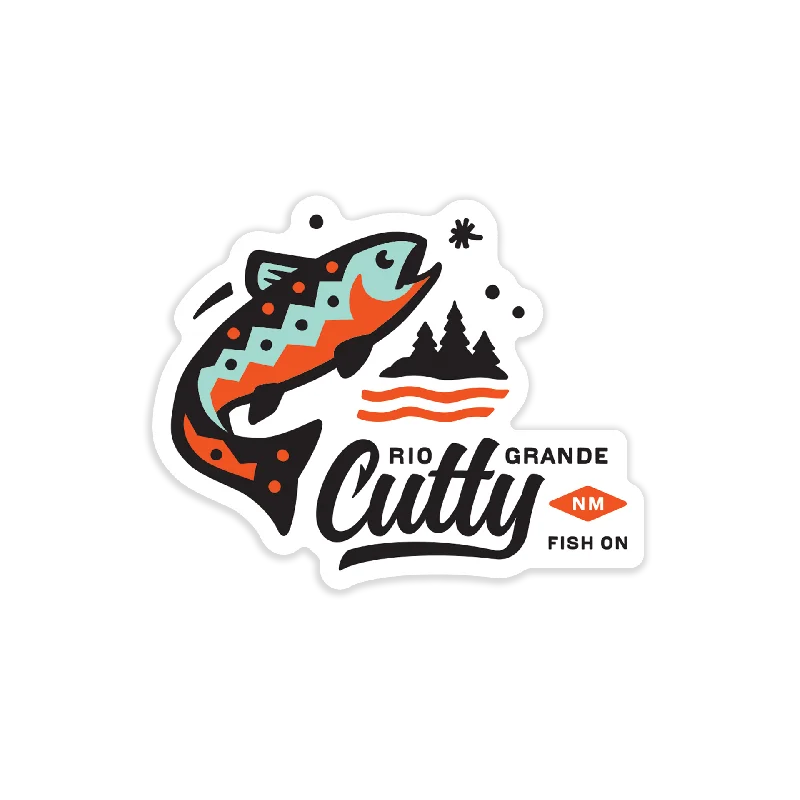 Cute Design New Mexico Cutty Sticker