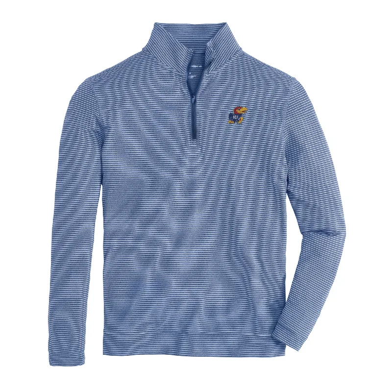 Knowledge And Elegance Kansas Flow Stripe Performance Pullover