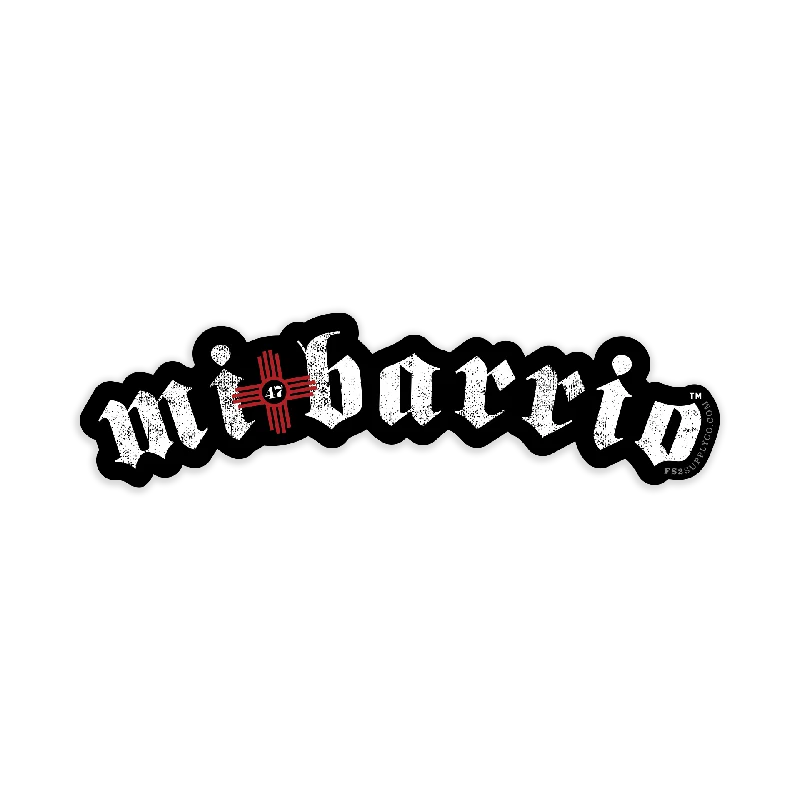 Personalized Series Mi Barrio Sticker