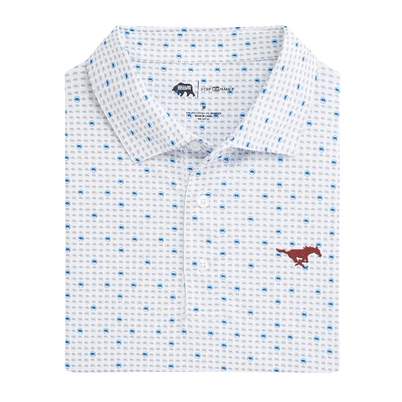 Fashion Classic SMU Tour Logo Printed Performance Polo