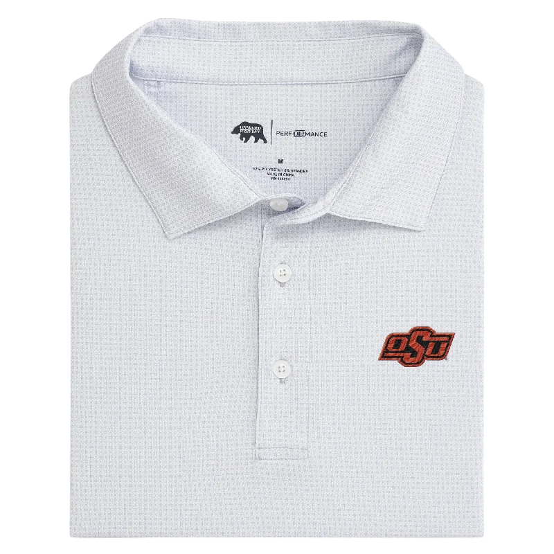 Warm Winter Series Oklahoma State Range Printed Performance Polo