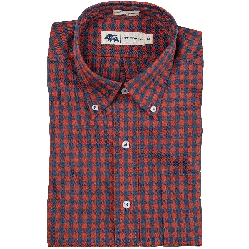 Versatile Items Union Classic Fit Performance Twill Button Down - Autumn Glaze