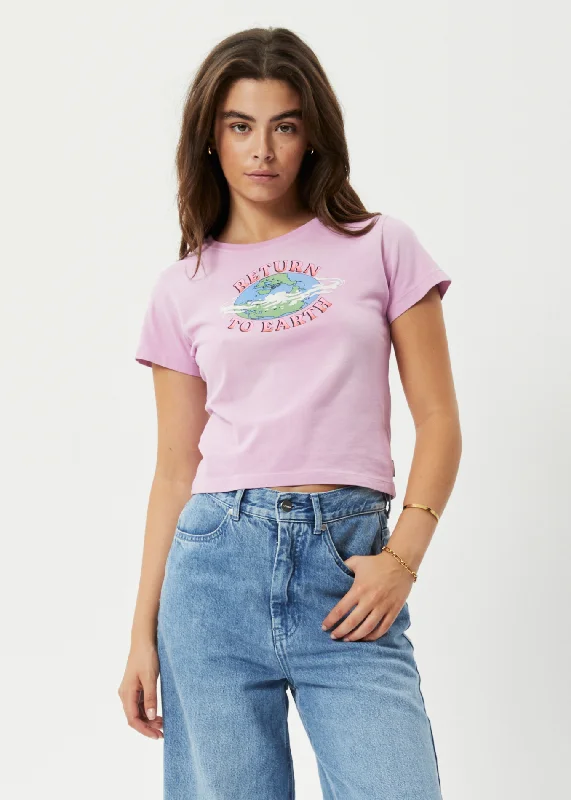 Soft Touch AFENDS Womens Return To Earth - Baby T-Shirt - Worn Candy