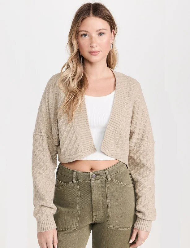 Refreshing Design Marlowe Cardi, Feather Grey