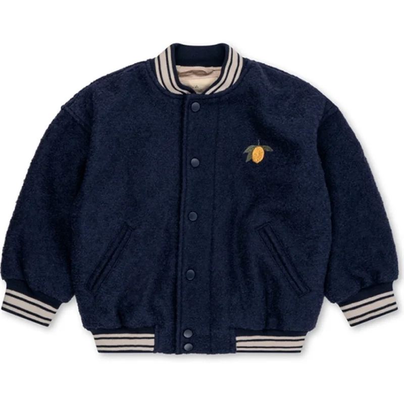 New Products Konges Sløjd Lau Bomber Jacket Dark Navy
