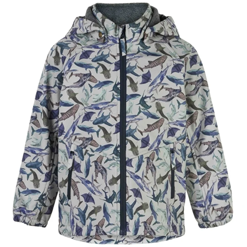 Stretch Design Mikk-Line Softshell Jacket AOP Metal