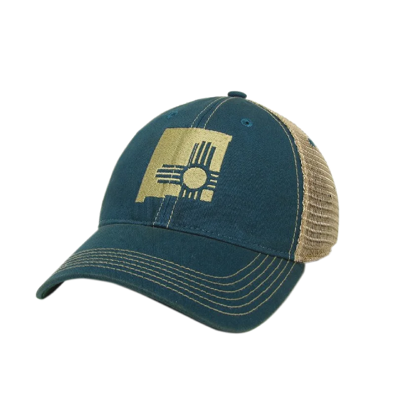 Fashion Must-have State Zia Trucker Hat Teal