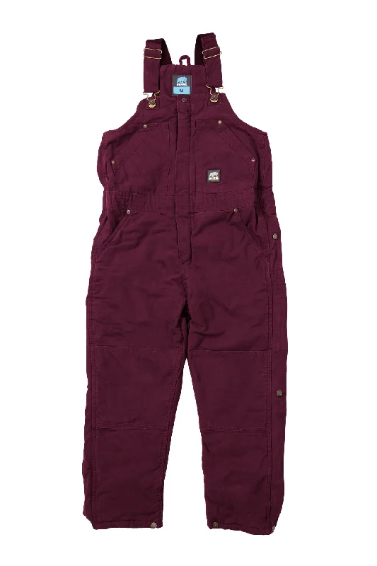 Soft Wear Berne Plum 100% Cotton Youth Insulated Bib Overall