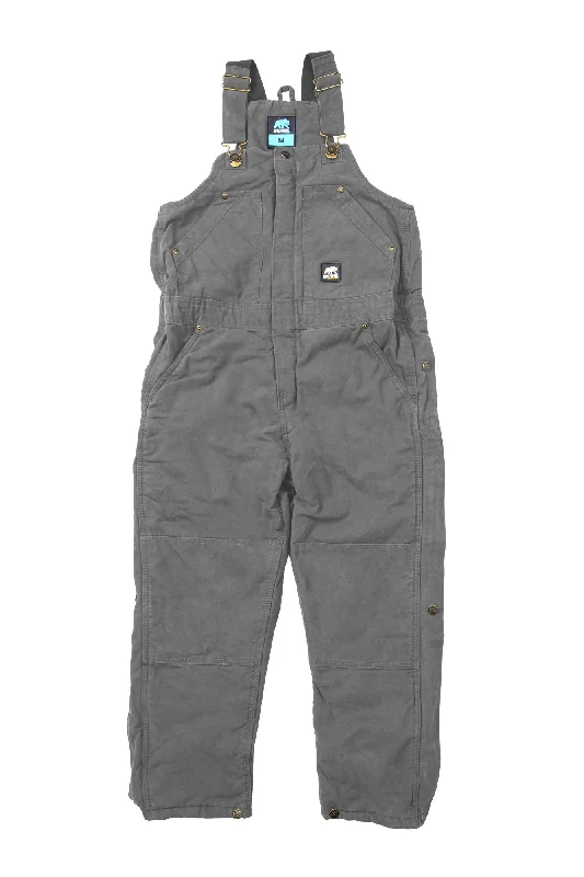 Cozy Chic Berne Titanium 100% Cotton Youth Insulated Bib Overall