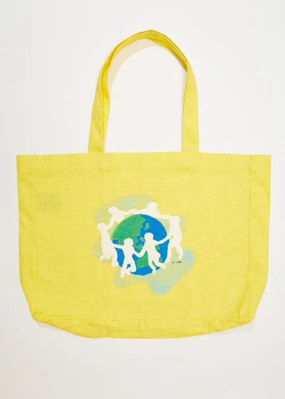 Celebrity Picks AFENDS Unisex Playtime - Oversized Tote Bag - Lemonade
