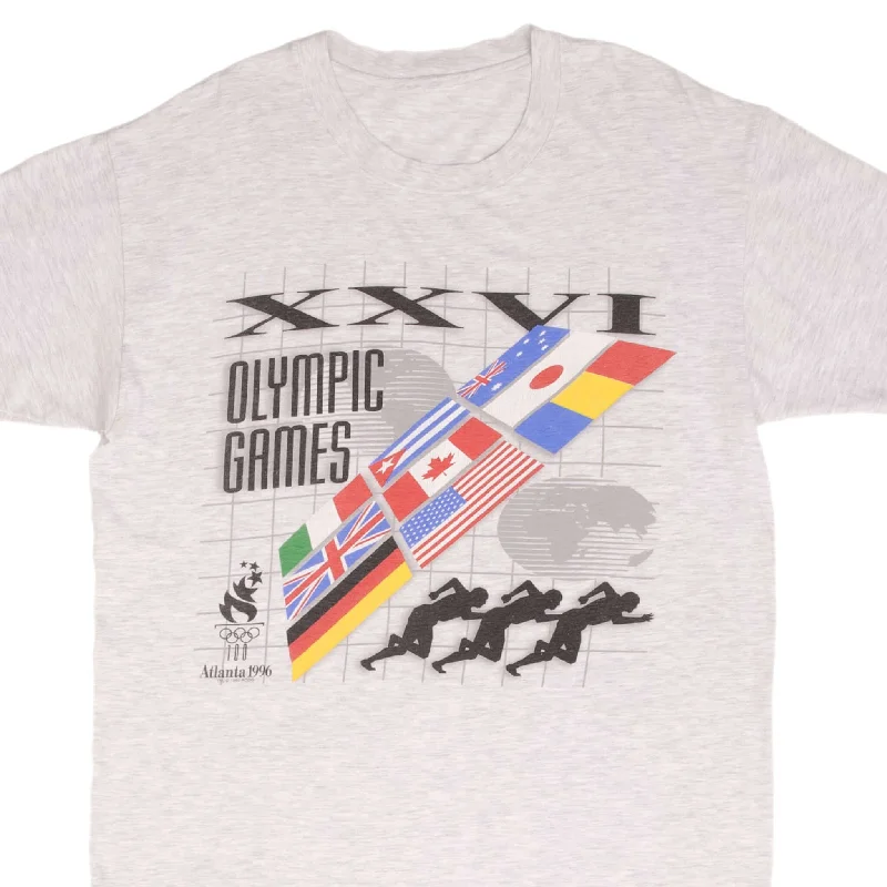 High Street Fashion VINTAGE ATLANTA OLYMPIC GAMES XXVI 1996 TEE SHIRT SIZE LARGE