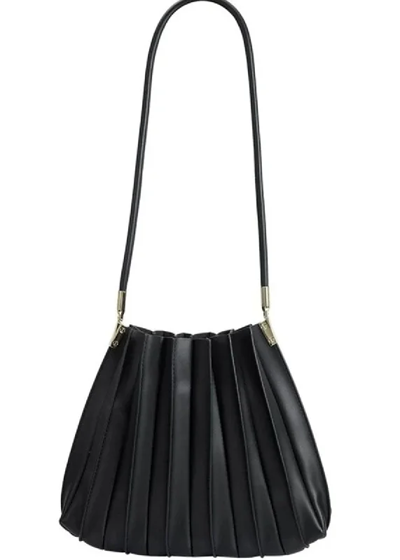 Comfortable and simple Carrie Medium Shoulder Bag - Black