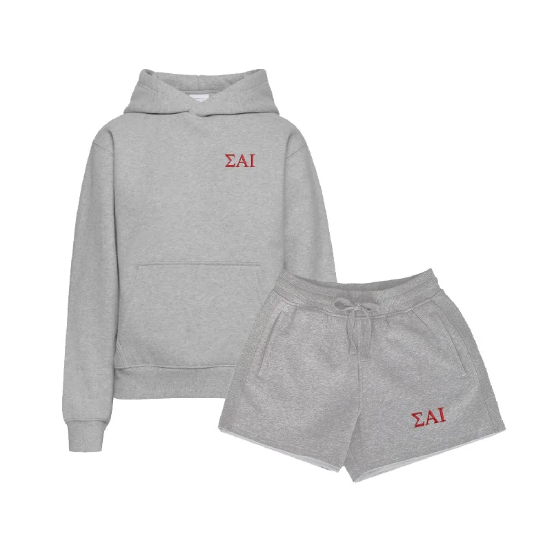 High-end Wear Sigma Alpha Iota Fave Fit Hoodie & Shorts Set