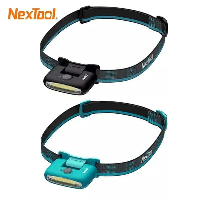Luxe Comfort NexTool LED Headlight Rechargeable Head Lamp Zoom Waterproof Headlight Flashlight Three Light Switch Modes USB Charging Camping