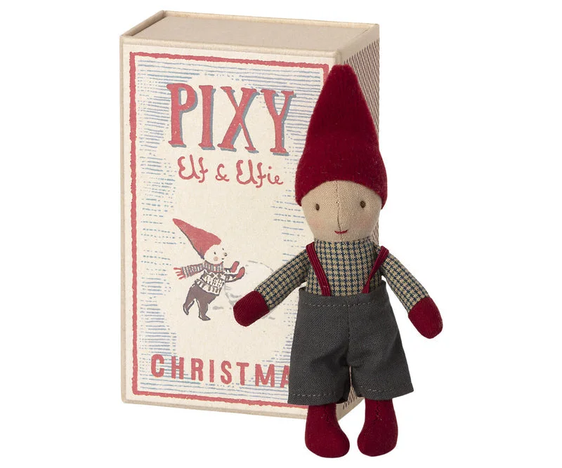 Fresh And Elegant Maileg Pixy Elf in Matchbox