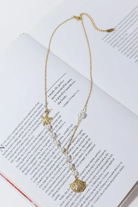 Leisure Sports GOLD PLATED OCEAN BLISS NECKLACE