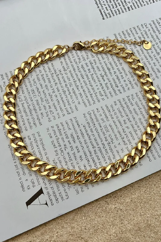 Casual Chic GOLD PLATED ETERNITY NECKLACE