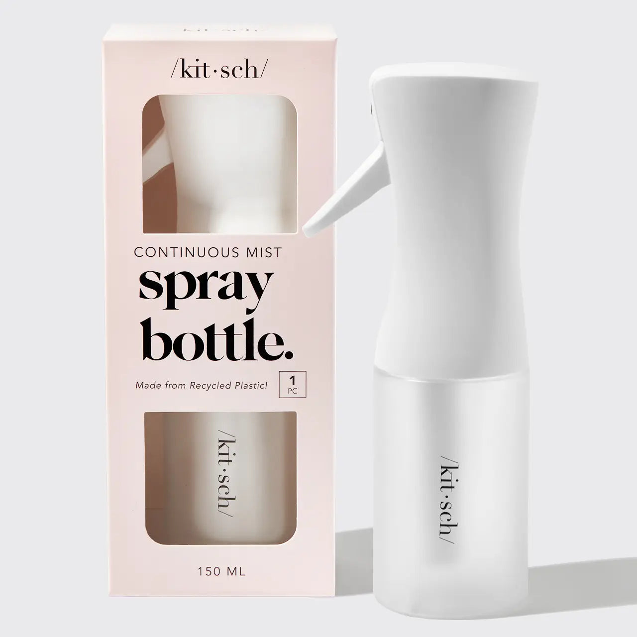 Comfortable Jackets Recycled Plastic Continuous Spray Bottle | White