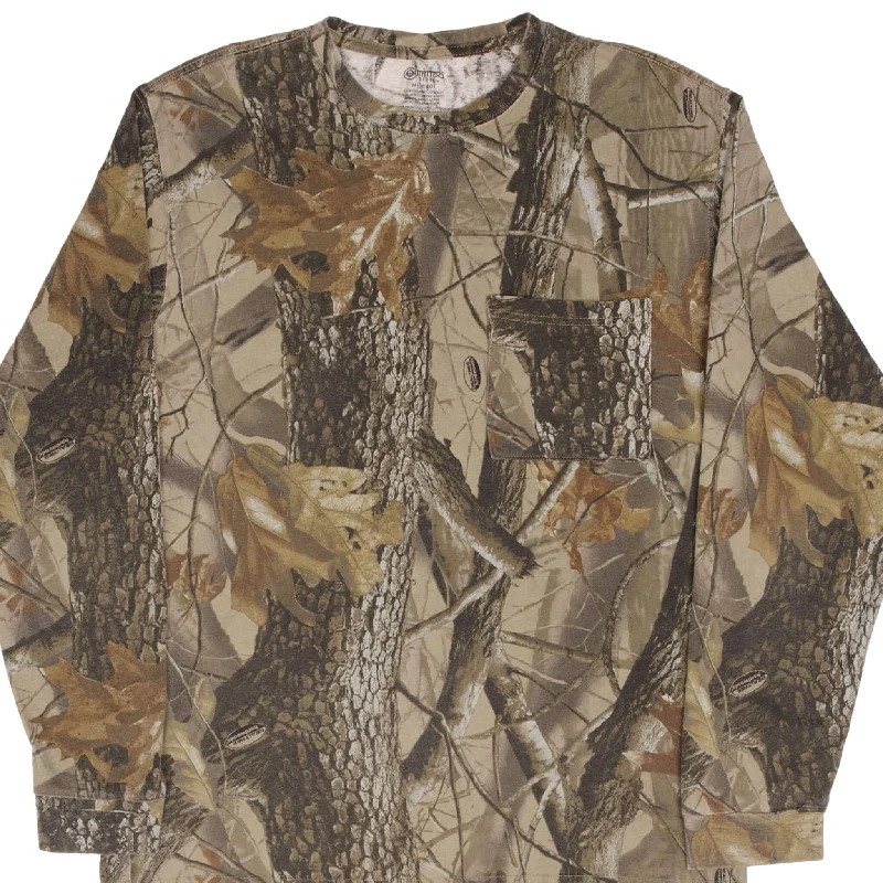 Personalized Wear VINTAGE HUNTING REALTREE HARDWOODS CAMO LONG SLEEVE POCKET TEE SHIRT SIZE MEDIUM Personalized Wear VINTAGE HUNTING REALTREE HARDWOODS CAMO LONG SLEEVE POCKET TEE SHIRT SIZE MEDIUM