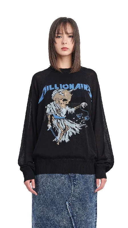 Modern Comfort Knitted Band Pullover