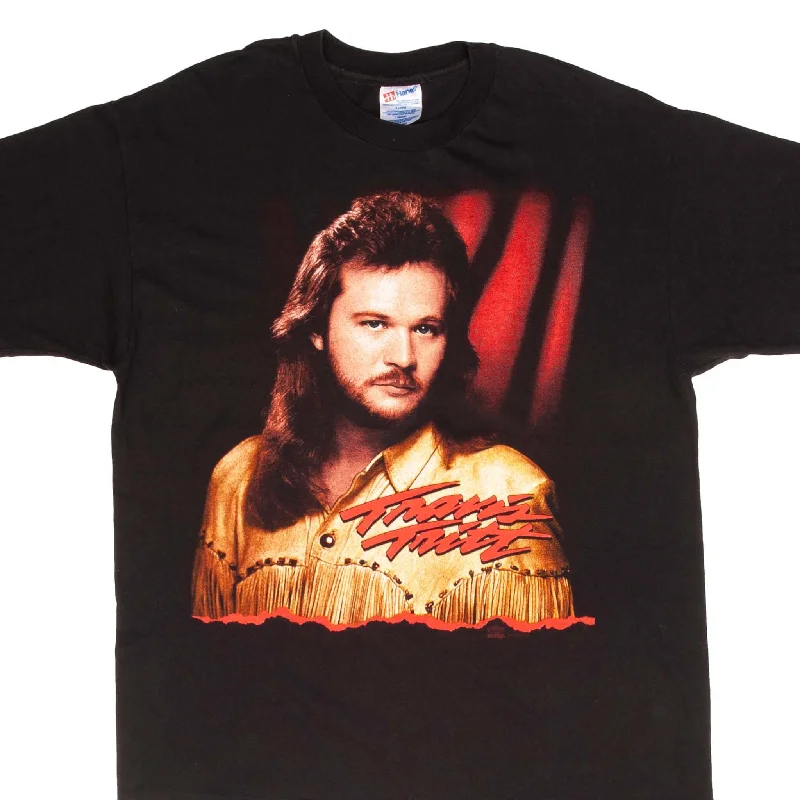 Retro Fashion VINTAGE TRAVIS TRITT 1990 TOUR TEE SHIRT SIZE XL