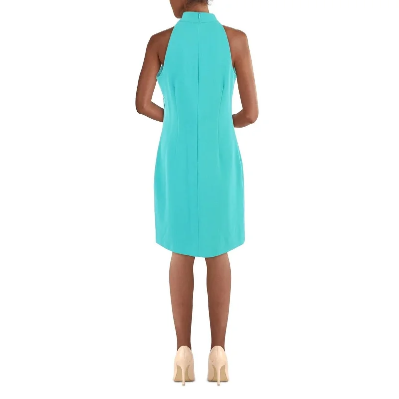Sports Fashion Vince Camuto Women's Halter Tie Neck A Line Dress Green Size 10