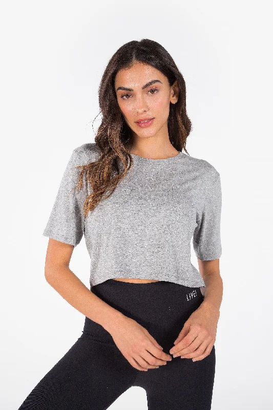 Relaxed Style Training Cropped T-Shirt