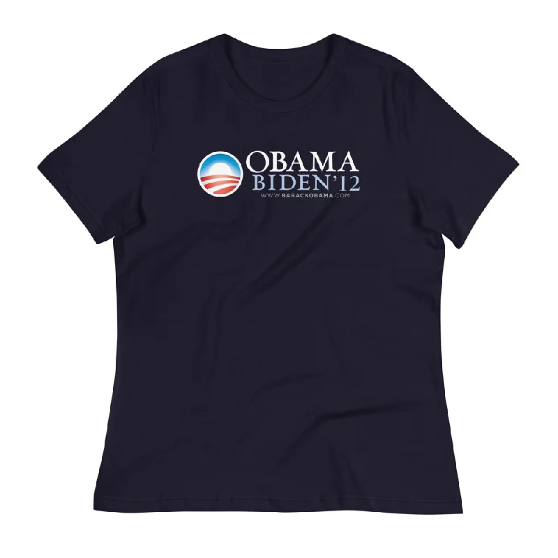 Personalized Design Obama 2012 Retro Campaign Women's Relaxed T-Shirt