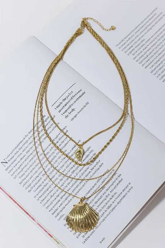 High Street Series GOLD PLATED MERMAID NECKLACE