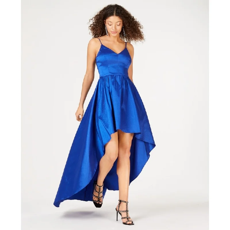 Comfortable Wear B Darlin Juniors' High-Low Dress Blue
