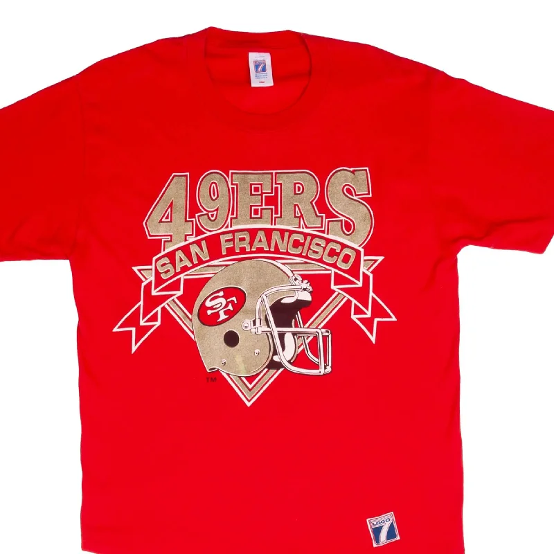Exquisite Design VINTAGE NFL SAN FRANCISCO 49ERS EARLY 1990S TEE SHIRT SIZE LARGE MADE IN USA Exquisite Design VINTAGE NFL SAN FRANCISCO 49ERS EARLY 1990S TEE SHIRT SIZE LARGE MADE IN USA