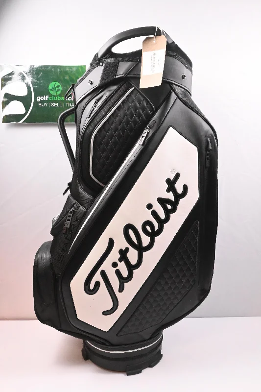 Versatile Comfort Titleist Tour Series Premium StaDry Cart Bag / 14-Way Divider / Black